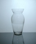 Ginger Glass Vase 4" x 8", 12 p/c machine made