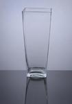 Glass Tapered Down Vase 5" x 5" x 12", 6 p/c