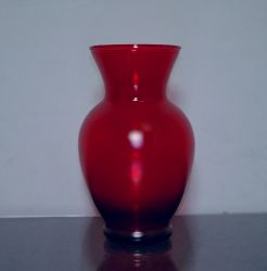 Ginger Vase, Red 5