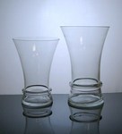Short Trumpet Glass Vase