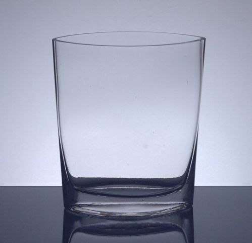 Oval Shape Glass Vase 7
