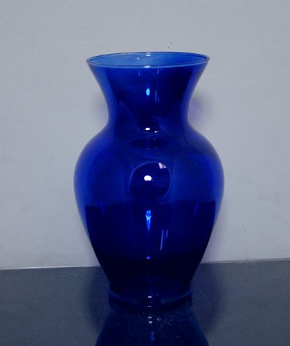 Glass Ginger Vase Blue 5