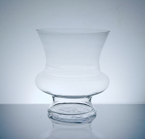 Wide Footed Urn Glass Vase 8