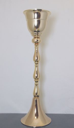 Metal Vase Gold 8.75