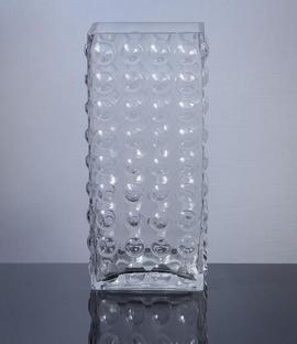 Block Bubble Glass Vase 4.5