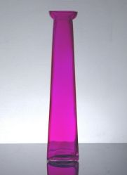 Tapered Up Utility Vase 2" x 11", 24 p/c, Pink