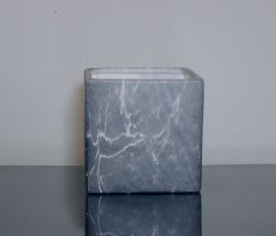 Ceramic Marble Cube Vase 5