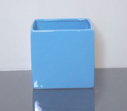 Ceramic Cube Vase 6