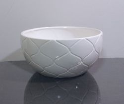 Wide Ceramic Bowl Vase 10