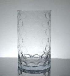 Bubble Cylinder Vase 6" x 10", 6 p/c