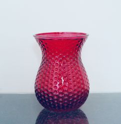 Dimpled Utility Bulb Vase 5.5