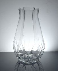 Geomeric Bottle Vase 4.25" x 10", 12 p/c