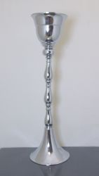 Metal Vase Chrome 8.75" x 10" x 34", 1pc