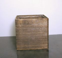 Wooden Cube Planter Box  w/ Liner 8