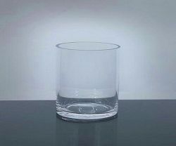 Cylinder Glass Vase 4" x 4", 24 p/c