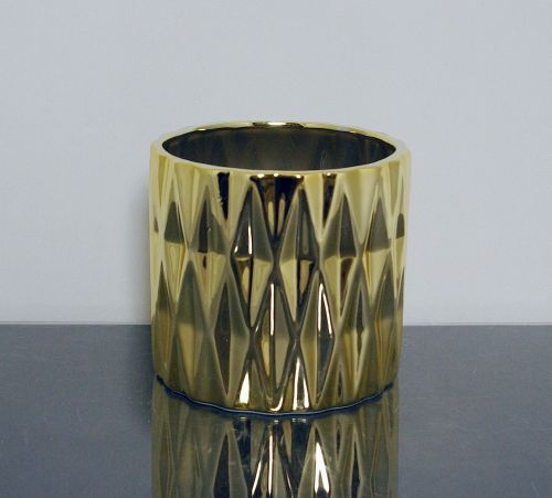 Ceramic Diamond Cylinder Vase 6