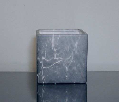 Ceramic Marble Cube Vase 5