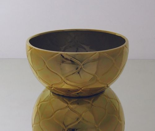 Wide Ceramic Bowl Vase 10