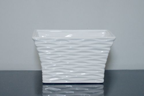 Ceramic Fluted Planter Vase 8