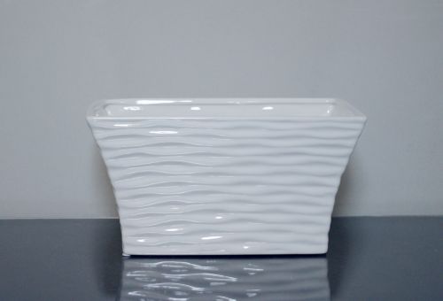 Ceramic Fluted Planter Vase 10