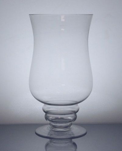 Footed Hurricane Vase 6