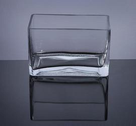 Block Glass Vase 6