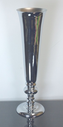 Metal Vase Chrome 6