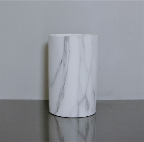 Ceramic Marble Cylinder Vase 5