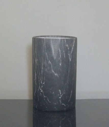 Ceramic Marble Cylinder Vase 5